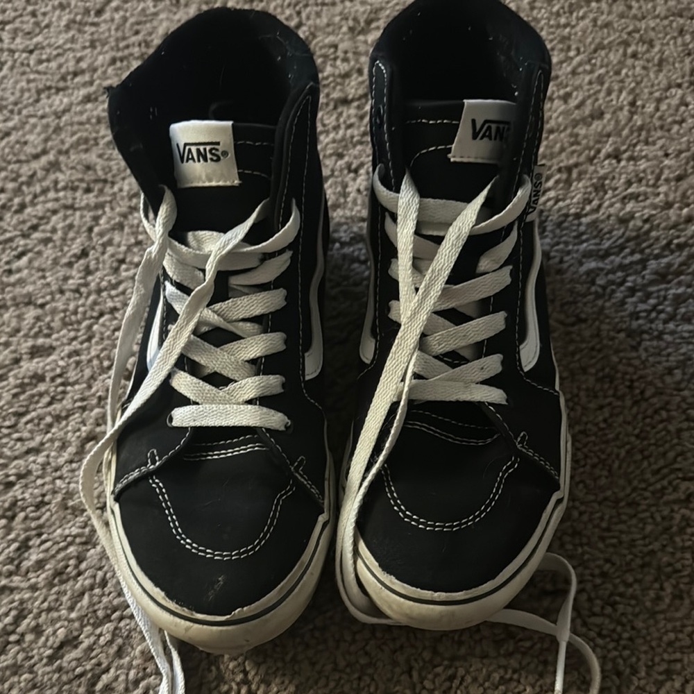 Vans Black Kids Shoes